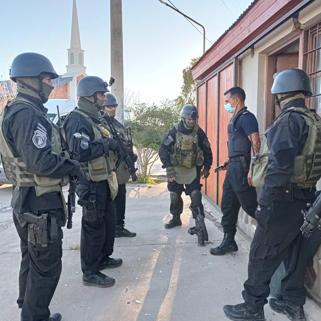 Cuerpos de la Policía que intervinieron en los operativos. 