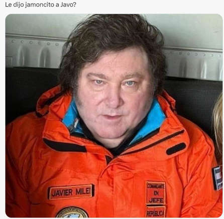 Los memes del nuevo apodo de Javier Milei