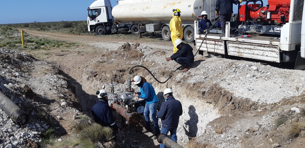 Trabajos en la Cuenca del Golfo San Jorge.