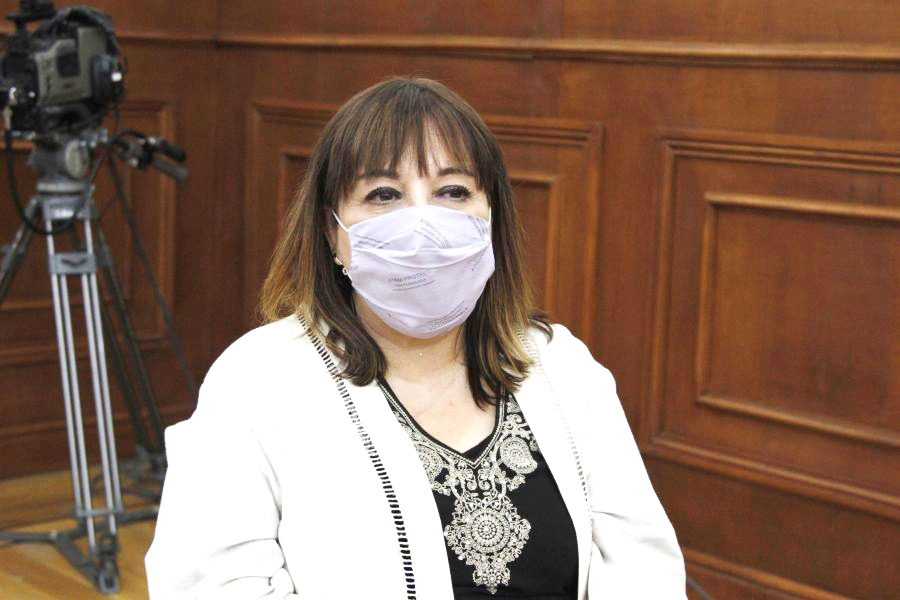 Presidenta del Consejo Provincial de Educación, María Cecilia Velázquez.