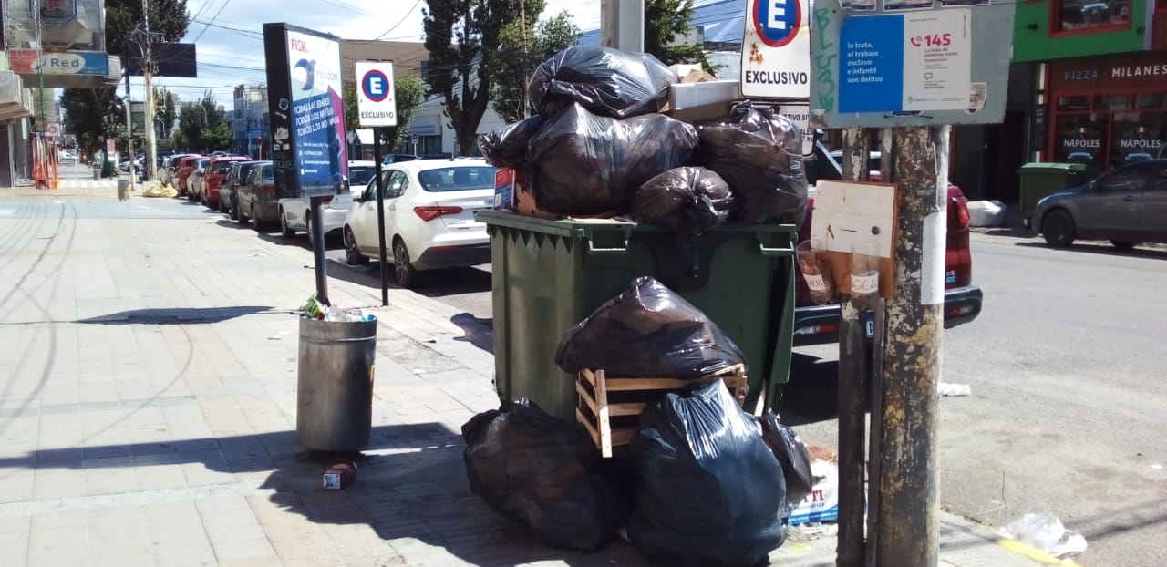 Basura en la zona céntrica. 