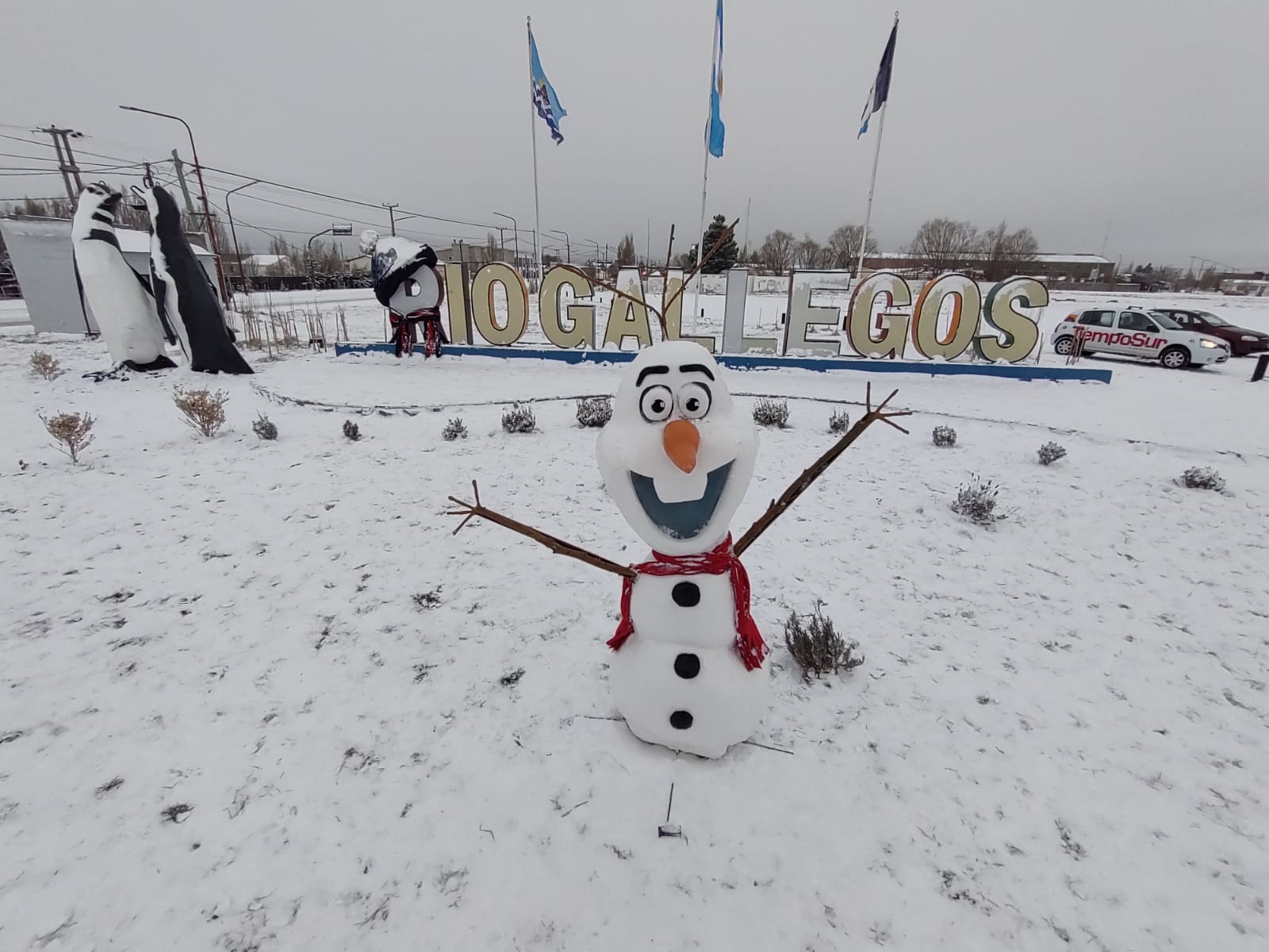 Olaf en Río Gallegos. 