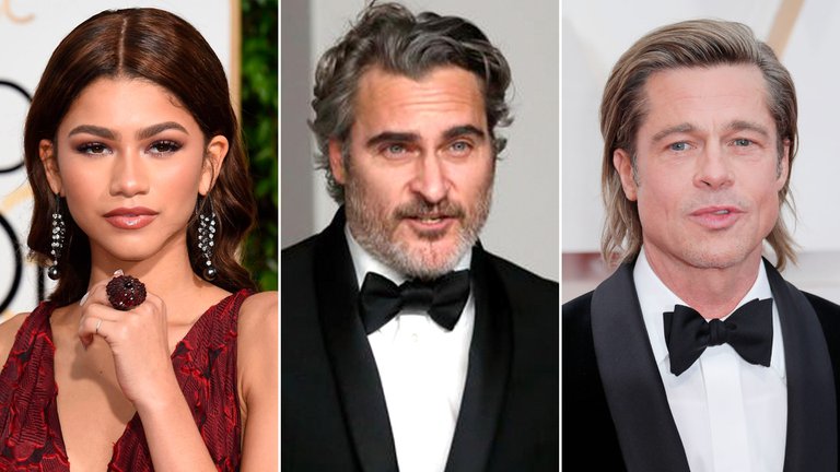 Los actores nominados a los premios Oscar. 