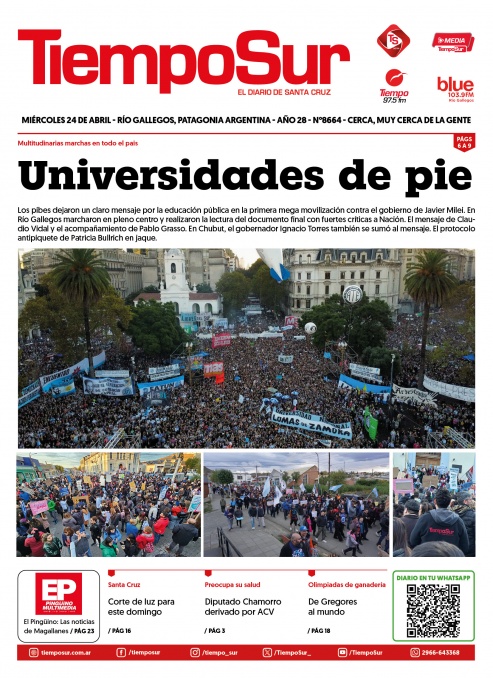 Tapa del diario