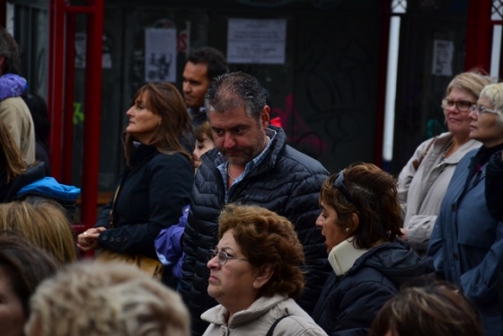 Gran convocatoria del 18F en calles centricas de Río Gallegos.(Foto: C. Robledo)