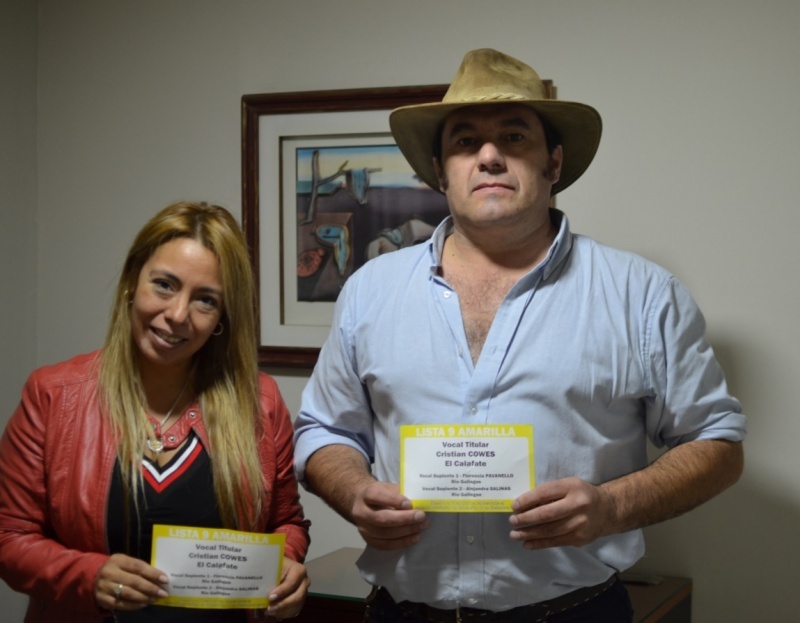 Alejandra Salinas y Cristian Cowes. 