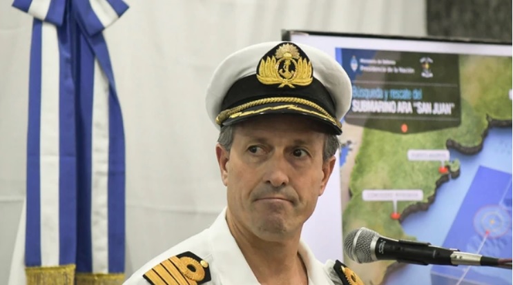 El vocero de la Armada, Enrique Balbi.