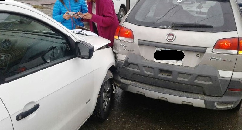 Los rodados involucrados en el accidente 