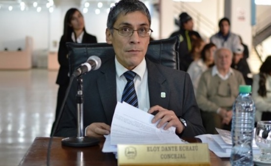 Concejal Eloy Echazú.