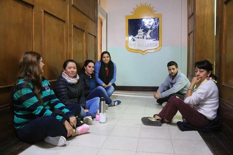 Los facilitadores se concentraron en el Municipio.