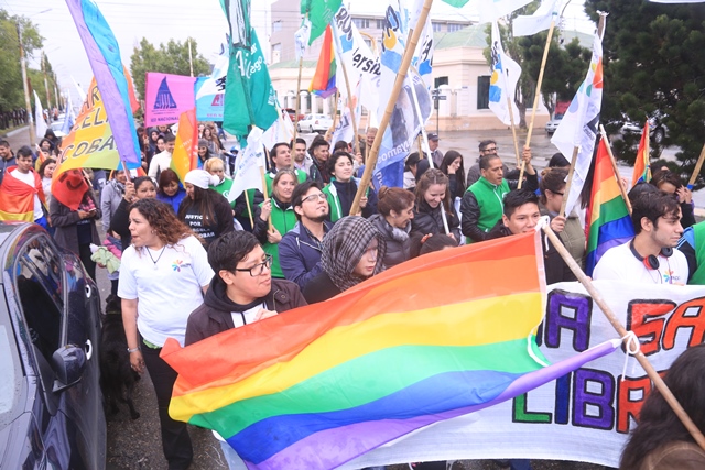 La marcha se concentró en la Plaza San Martín. (C.G)