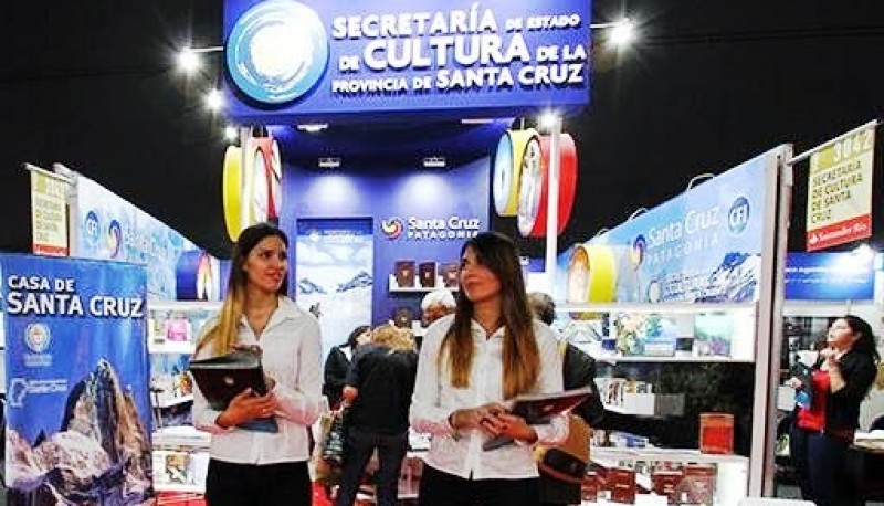 Stand de Santa Cruz en la Feria de Buenos Aires.