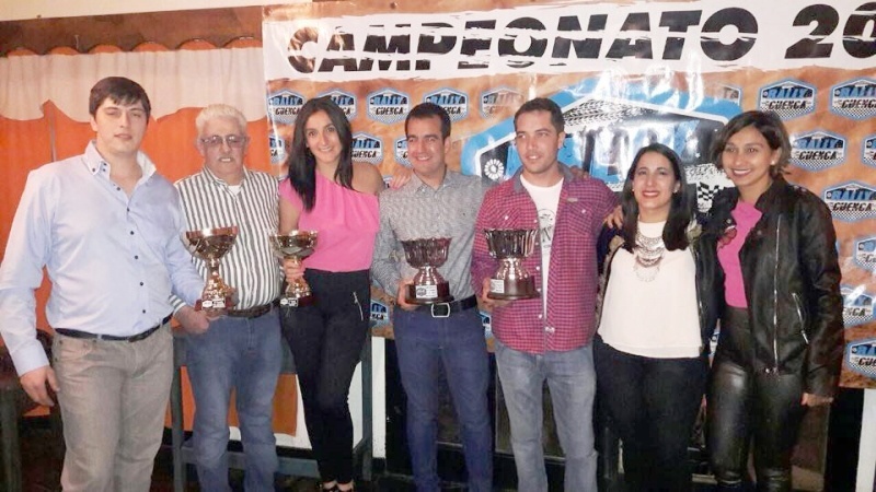 Los ganadores y el momento de su reconocimiento. 