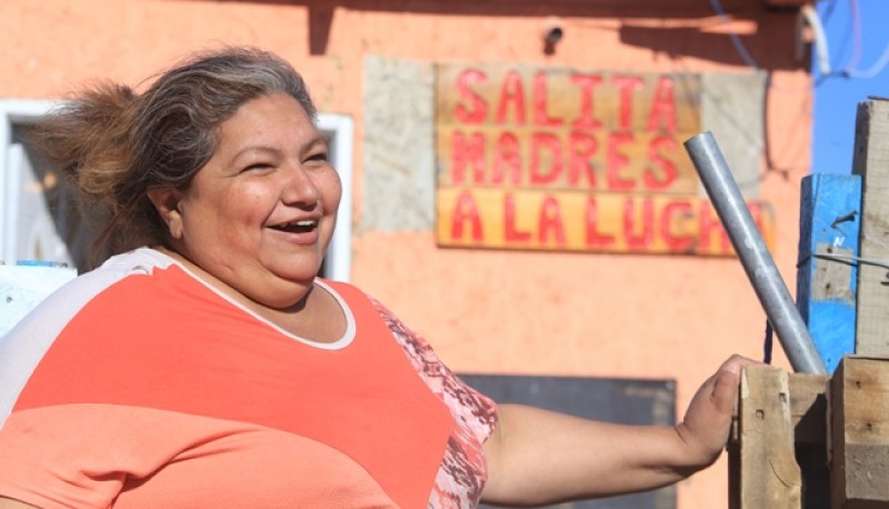 Julia Ríos, referente del barrio. (Foto: C.G)
