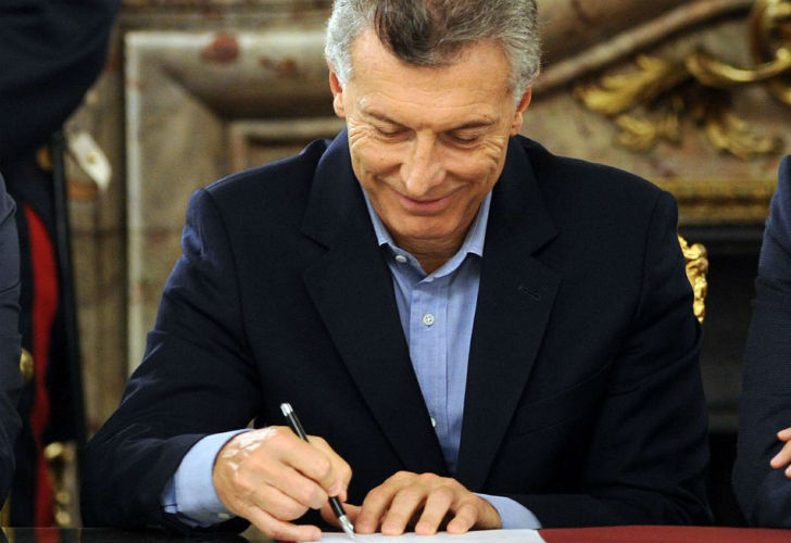 El presidente Mauricio Macri firmó los decretos que fueron publicados en el Boletín Oficia (Foto ilustrativa-:CEDOC PERFIL)