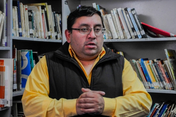 Héctor Gallegos, titular de la biblioteca