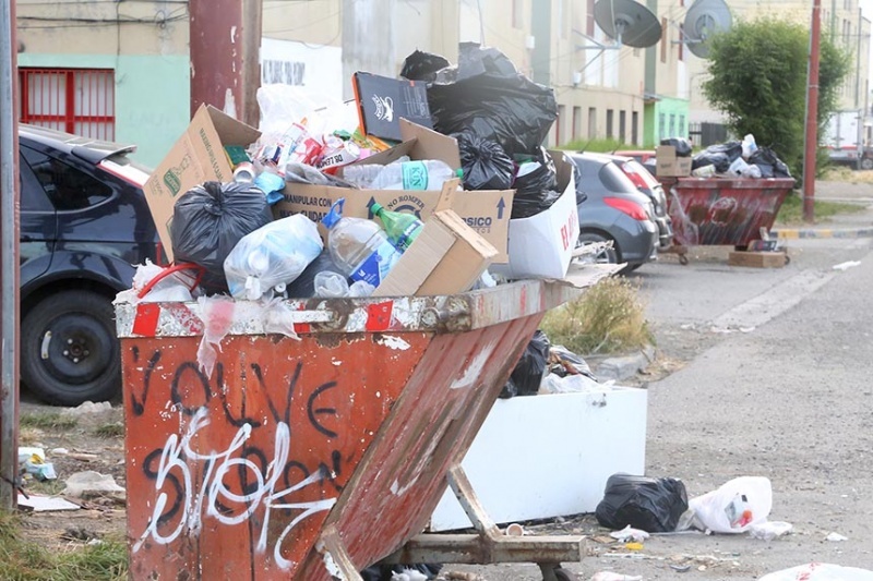 La postal se repite en varios puntos de la ciudad. 