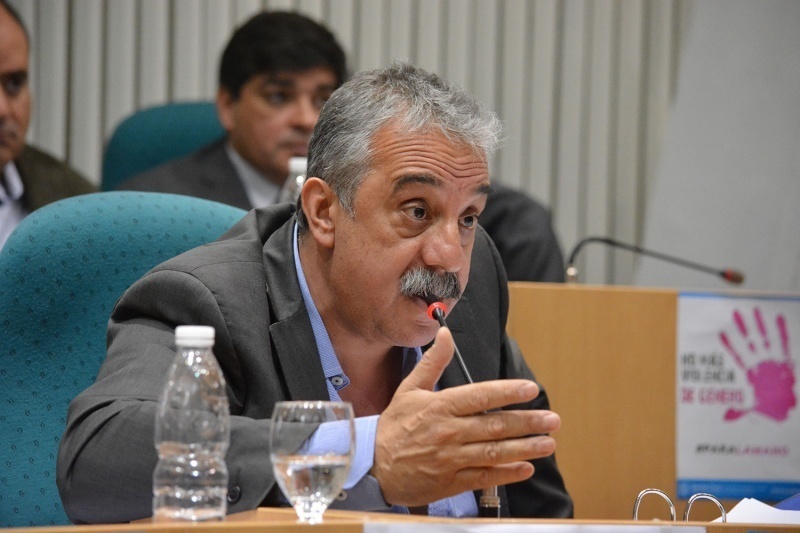 Matías Mazú, presidente del bloque del FPV.  