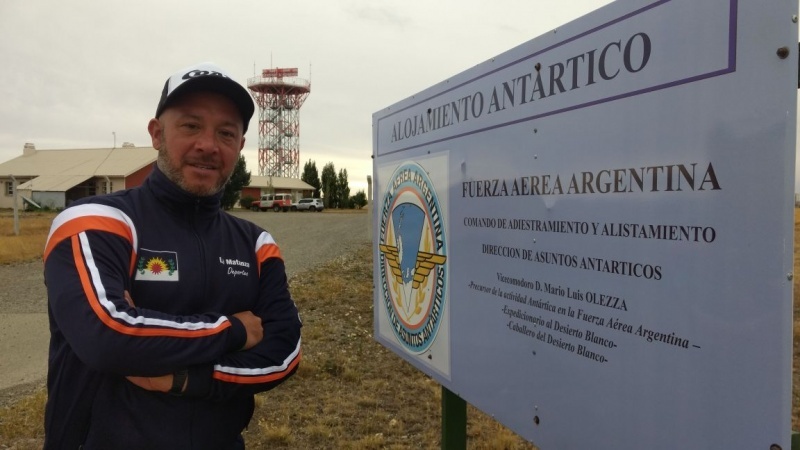 Ya está en Río Gallegos a la espera del viaje. (C.G)