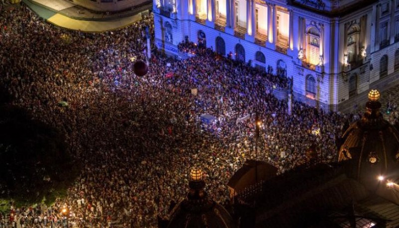 Marielle Franco fue asesinada el 14 de marzo en Río de Janeiro Foto:AFP