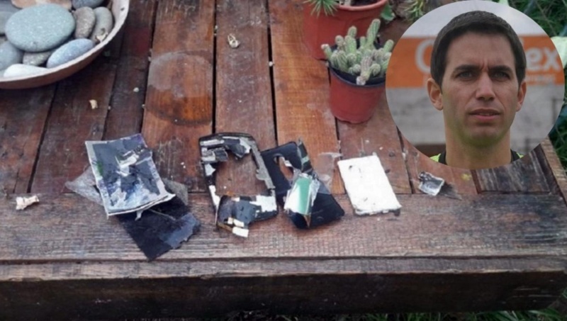 El celular que habría sido destruido por el abogado de Martín bustos. (Foto / El Intransigente)