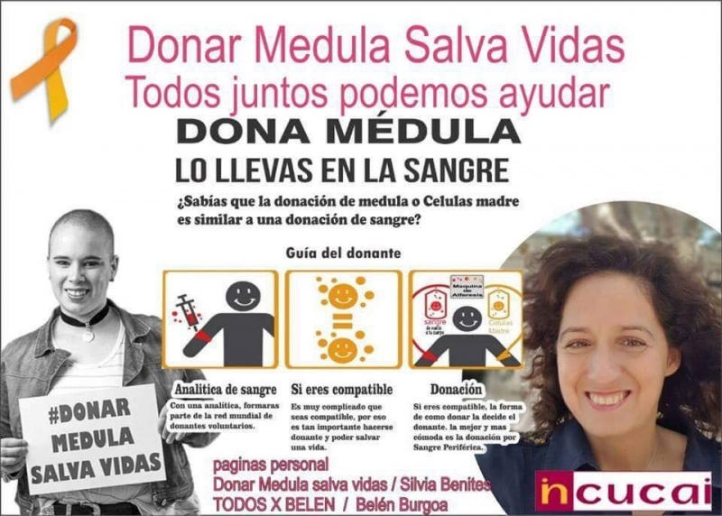 Donar médulas salva vidas.