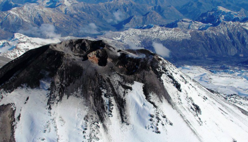 El Chillán se encuentra cerca del norte de Neuquén. Foto:Sernageomin