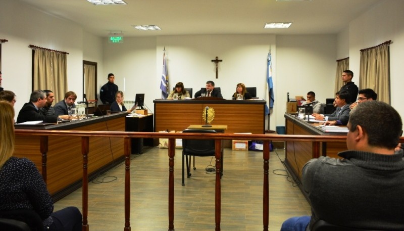 El Tribunal Oral viajó a Puerto San Julián. 