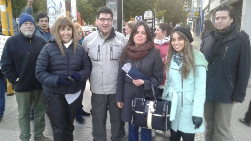 Algunos de los presentes en el TSJ. (C.G) 