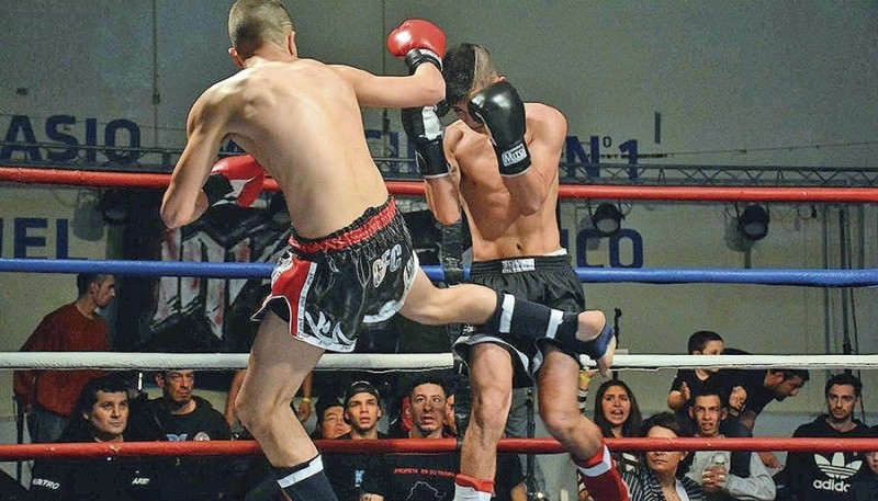 El Kick Boxing tuvo una gran velada en Las Heras.