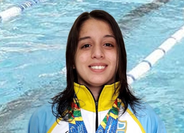 Milagros va por más en la natación.