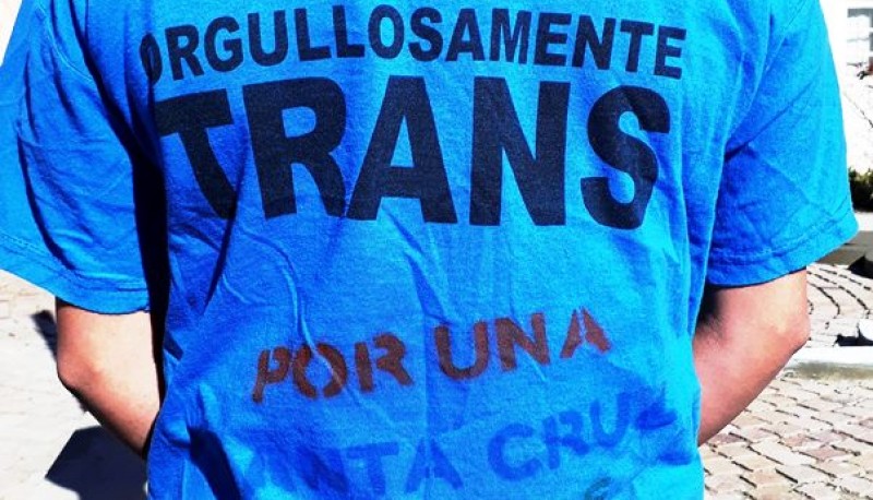 Walter tiene 19 y es el referente de los varones trans en el colectivo LGBT.