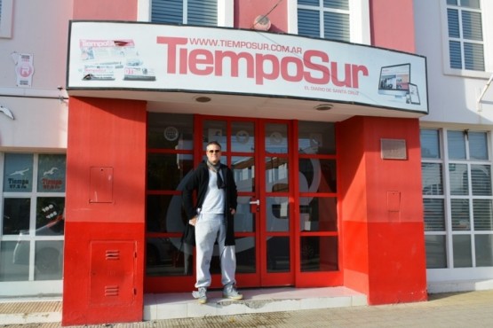 Mike Amigorena visitó TiempoSur (C.R)