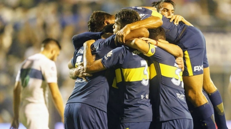 Boca festeja el bicampeonato.