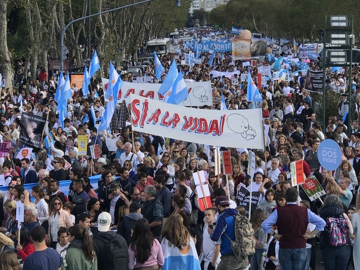 Marcha realizada a nivel nacional. (Clarin)