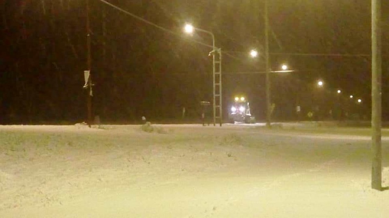 Nevada en Río Turbio (Foto Museo Minero)