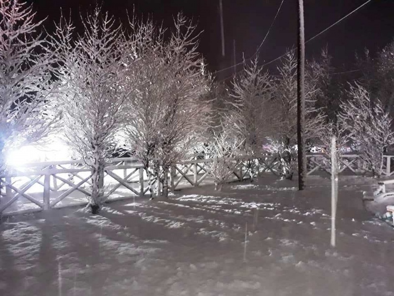 Nevada en Río Turbio (Foto Museo Minero)