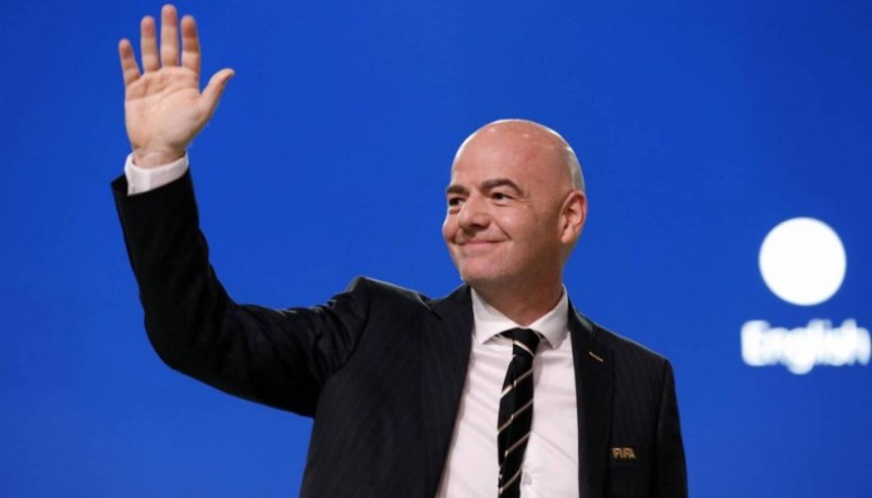 El presidente de la FIFA, Gianni Infantino, este miércoles en Moscú durante el 68 Congreso de la FIFA. EFE / VÍDEO: REUTERS-QUALITY