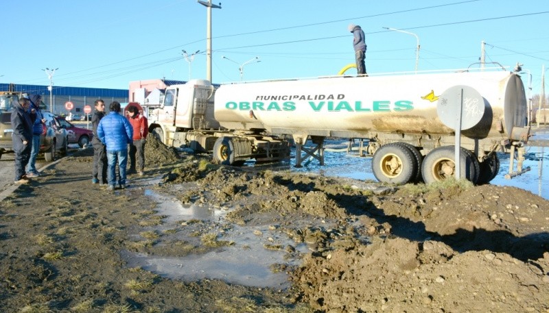 El Municipio trabajó en el sector de la Terminal “Manuel Álvarez”. (C.R.).  