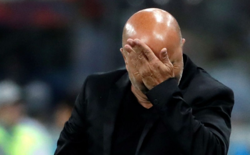 Sampaoli asumió su cuota de culpa.