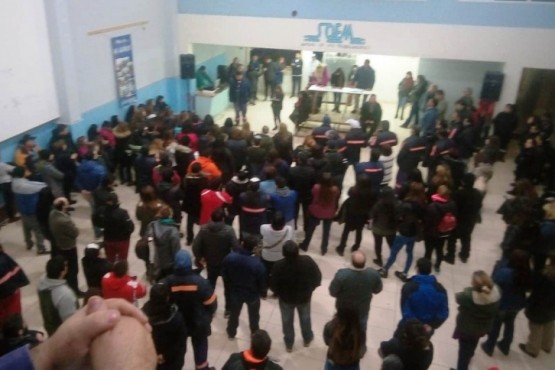 La asamblea se concretó en la sede del SOEM. (Foto: Infiltrados RG)