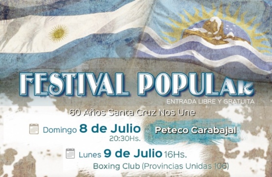 Invitación al festival. 