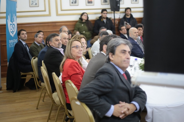 Alicia, en el acto de Casa de Gobierno. (C.G)