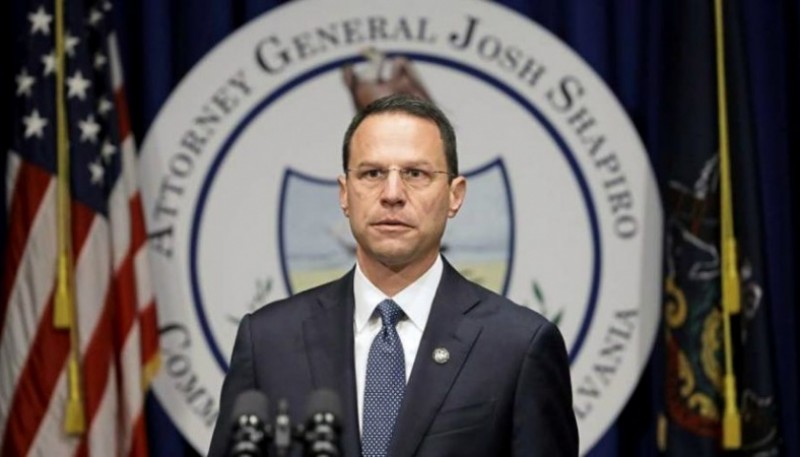 Josh Shapiro, fiscal general del estado de Pensilvania. FOTO: AFP