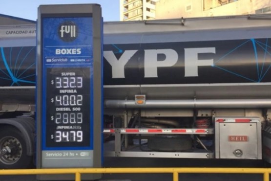 YPF volvió a aumentar la nafta y el gasoil