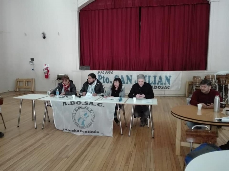 Los delegados se reunieron en San Julián. 