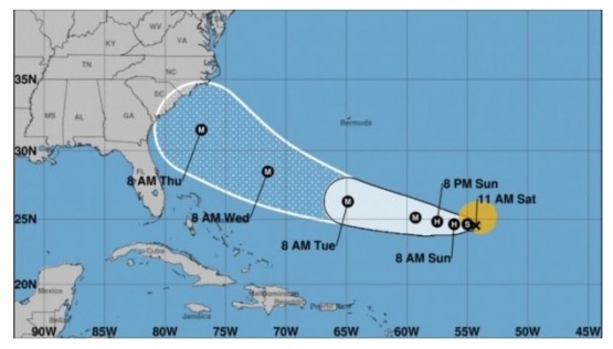 La tormenta tropical Florence se hizo huracán y amenaza el este de Estados Unidos