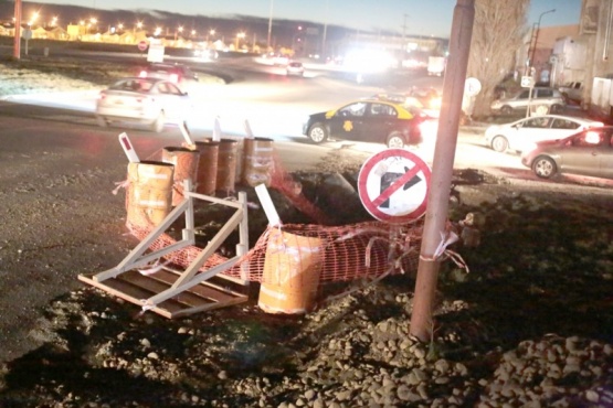 La obra del Sarmiento ya llegó a la zona de la autovía 17 de Octubre. 