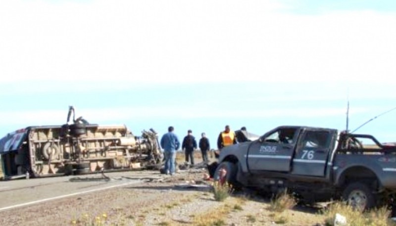 El trágico siniestro vial se registró en la Ruta Nacional 281 cerca de Jaramillo.