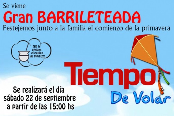 Este sábado será la gran barrileteada